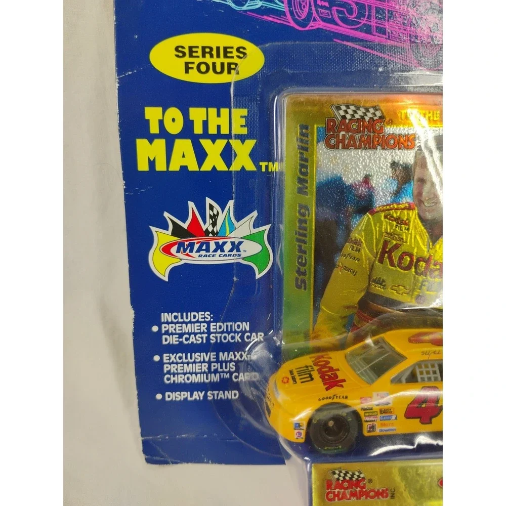 Sterling Marlin #4 Kodak 1995 Racing Champions To The Maxx 1:64 Diecast Car Card